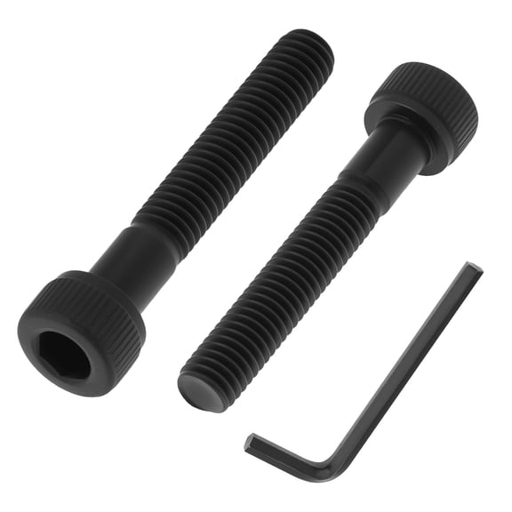 URIJDAS-50Pcs M5-0.8x30mm Hex Socket Head Cap Bolts, 12.9 Grade Carbon Steel M5 Screws, Partial Thread(20mm Thread Length), Black Oxide Finish