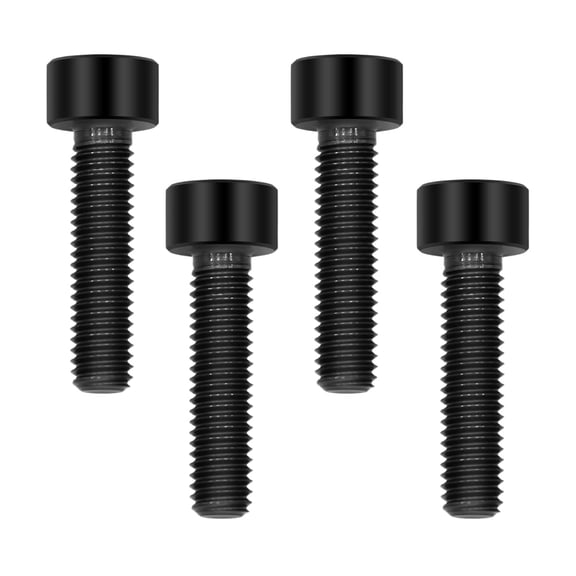 URIJDAS-M5x20 Titanium Bolts (4PC) - Lightweight Design | Ideal for Humid/Salty Environments Socket Head Hex Key | MTB/Road Bike Stem Bolts No Washer | Black