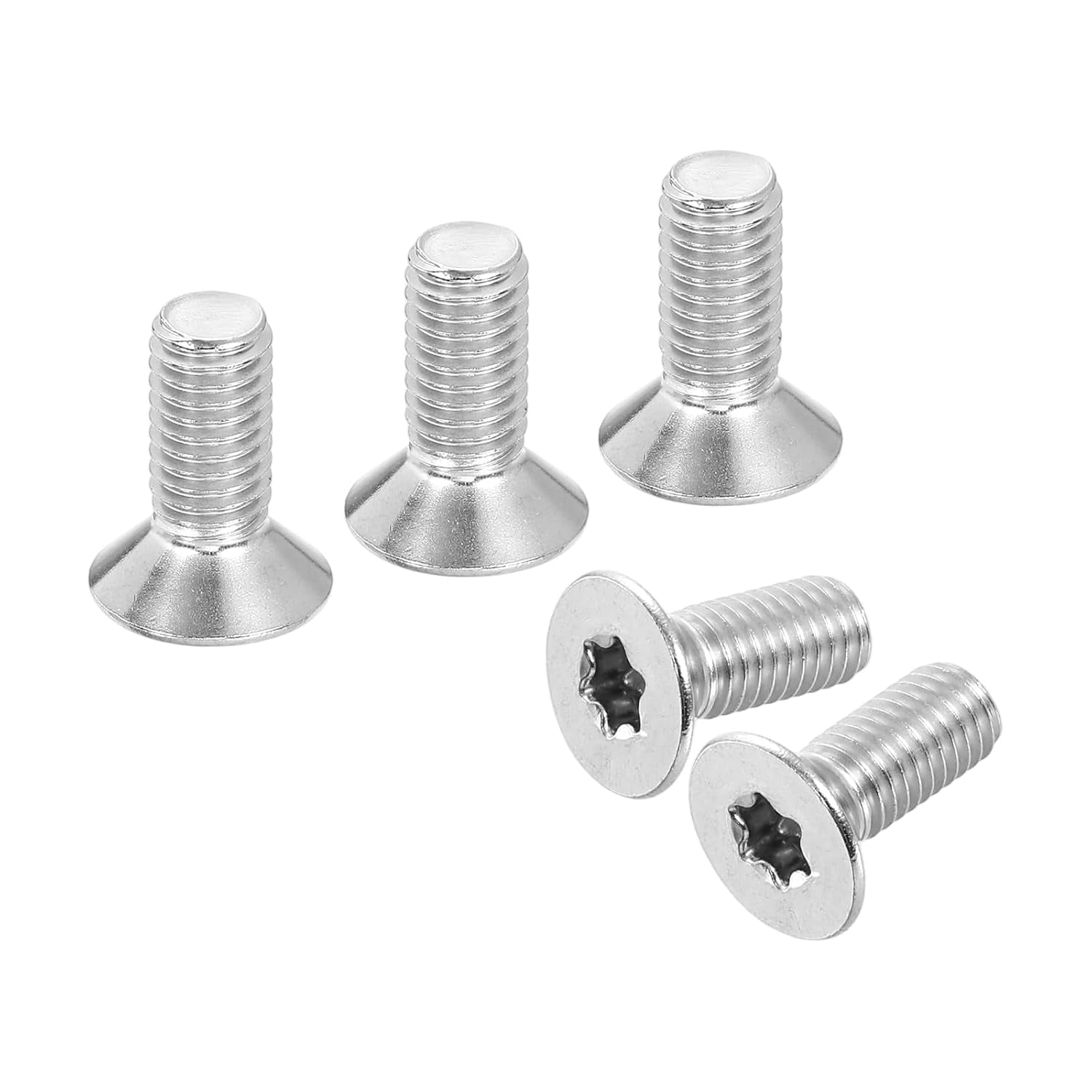 URIJDAS-M8-1.25 x 20mm Flat Head Torx Anti Theft Machine Screws, 25 Pcs ...