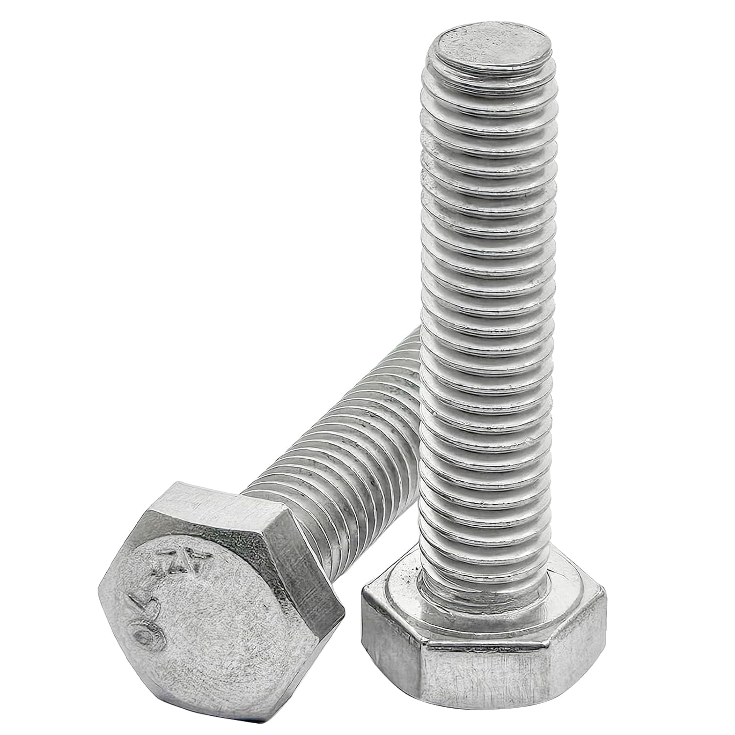 URIJDAS-M8 x 35mm Left Hand Thread Hex Head Bolt,304 Stainless Steel ...