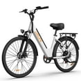 thumbnail image 1 of URLIFE 26" Electric Bicycle for Adults, 750W Peak Motor, 48V 10.4Ah Removable Battery, 60 Miles Range, 7-Speed City Commuter Ebike, UL2849, 1 of 8