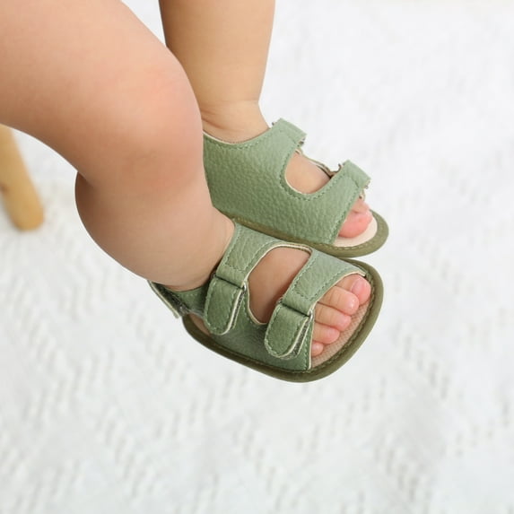URMAGIC 0-18M Baby Boys Girls PU Leather Sandals Lightweight Anti-slip Summer Shoes