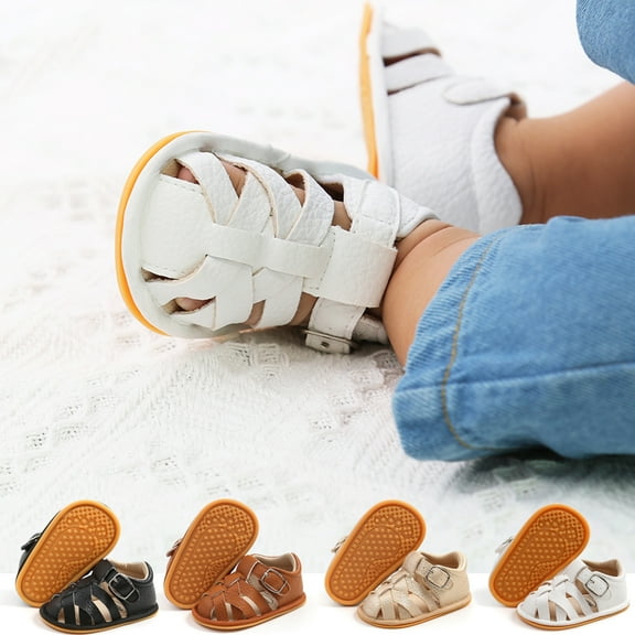 URMAGIC 0-18M Baby Girls Boys Closed-Toe Rowan Beach Sandal Outdoor Summer Shoes