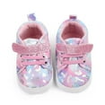 thumbnail image 1 of URMAGIC 0-18M Toddler Baby Girl Sneakers Casual Colorful Girls Shoes Slip on, 1 of 8