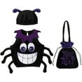 thumbnail image 1 of URMAGIC 0-3T Newborn Baby Boys Girls Halloween Romper Pumpkin Bodysuit with Hat Handbag, 1 of 9