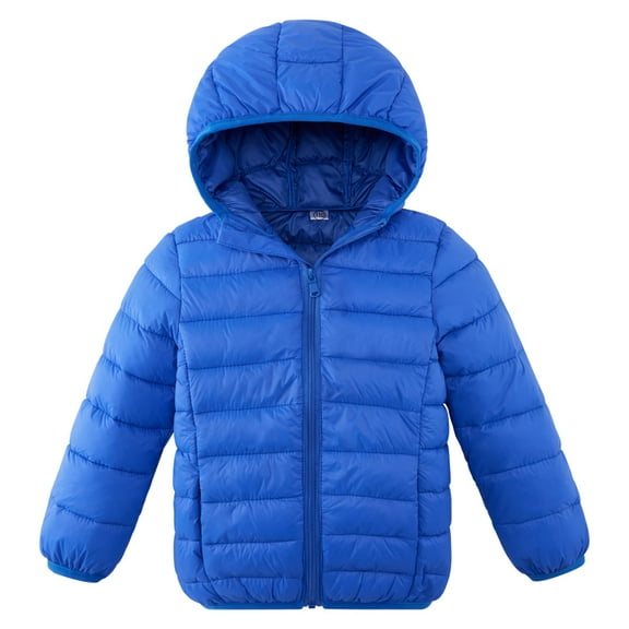 URMAGIC 2-16T Child Warm Light Puffer Jacket Padded Quilted Hooded Coat for Boys Girls