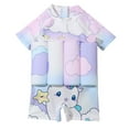 thumbnail image 1 of URMAGIC 2-6T Kids Girls One Piece Floatation Swimsuit Adjustable Buoyancy Float Suit Swimwear/Bunny Purple, 1 of 6