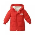 thumbnail image 1 of URMAGIC 2-7T Toddler Kid Baby Girl Boy Winter Coats, Hoodie Down Jacket Windproof Snowsuit Clothing, 1 of 4