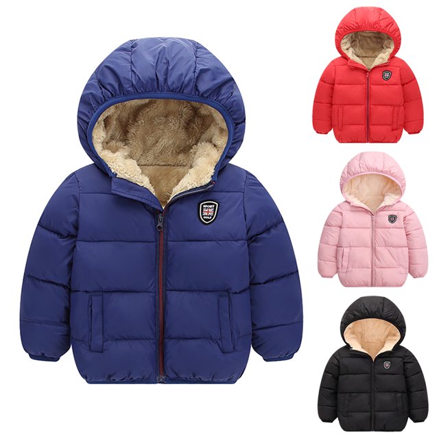 URMAGIC 27T Winter Coats for Kids with Hoods (Padded) Light Puffer