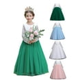 thumbnail image 1 of URMAGIC 3-13T Girl Long Sleeve Embroidery Princess Pageant Dresses Kids Prom Ball Gown Dresses, 1 of 9