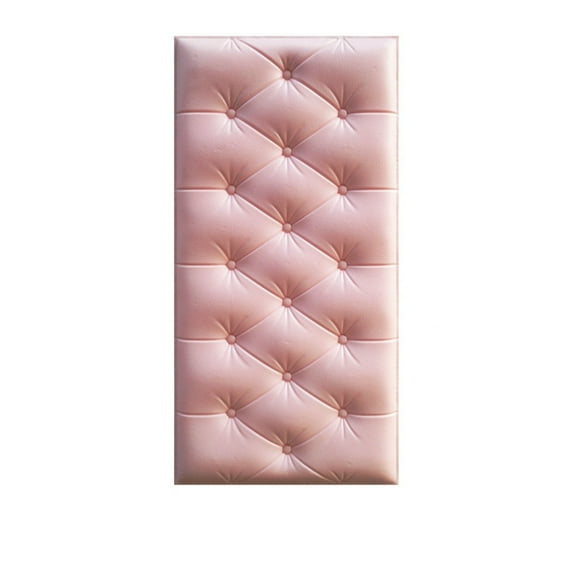 URMAGIC 3D Self-adhesive Leather Wall Stickers Soft Thicken Anti-collision Waterproof Tatami Wall Mat Cushion for Kids Room Bedroom Living Room