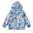thumbnail image 1 of URMAGIC 4-14Y Child Boy Girl Space Hooded Windbreaker Lightweight Jacket, 1 of 5