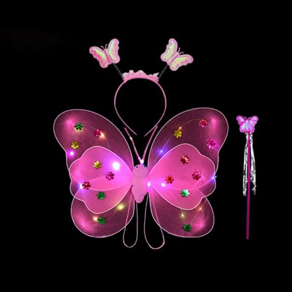 URMAGIC 4-6T Fairy Princess Tutu Costume Set for Girls Dress up and Ballet Dance