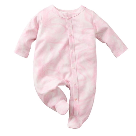 URMAGIC Baby Baby Boy Girl Footie Romper Jumpsuit, Cotton One-Piece Coverall 0-12 Months