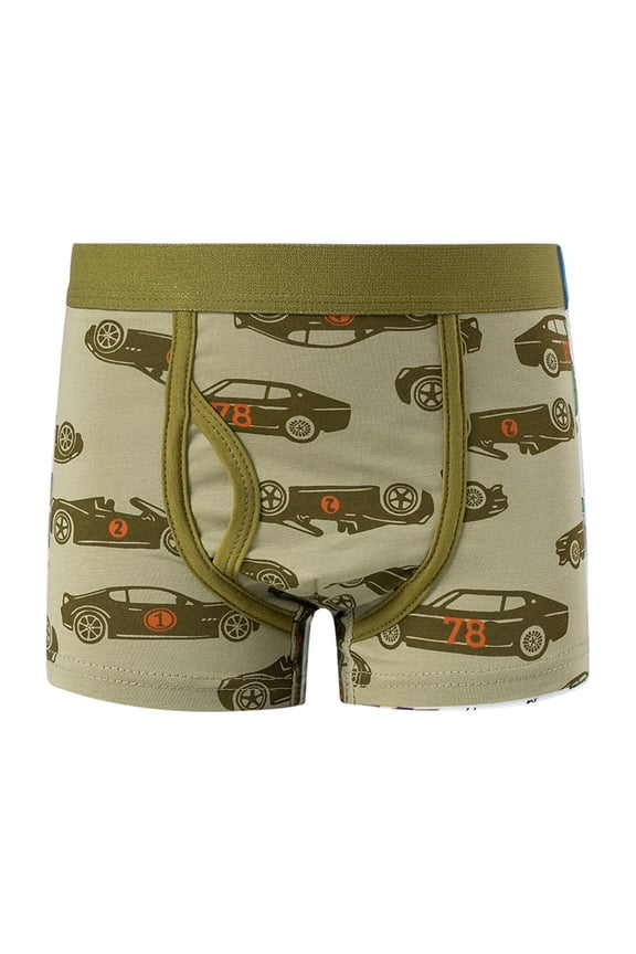 Baby Boy Cute Cartoon Print Boxers kids Cotton Stretch Underwear Toddler Underpants