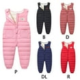 thumbnail image 1 of URMAGIC Baby Boy Girl Snowsuit Winter Warm Jumpsuit Clothes Toddler Snow Pants Sleeveless Buttons Rompers, 1 of 8