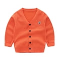 thumbnail image 1 of URMAGIC Baby Boys Cardigan Sweater V-Neck, Toddler Knit Button up Knitted Pattern Pullover Sweatshirt 2-8 Years, 1 of 2