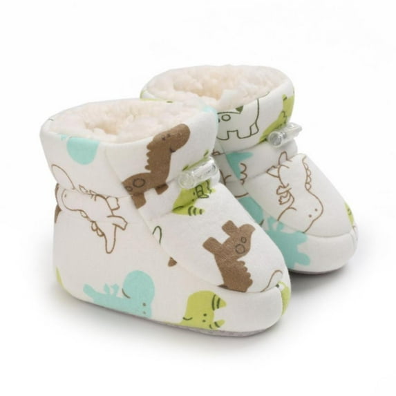 URMAGIC Baby Boys Girls Fleece Winter Warm Snow Boots Soft Sole Crib Shoes Booties for Newborn Infant Toddler 0-18 Months