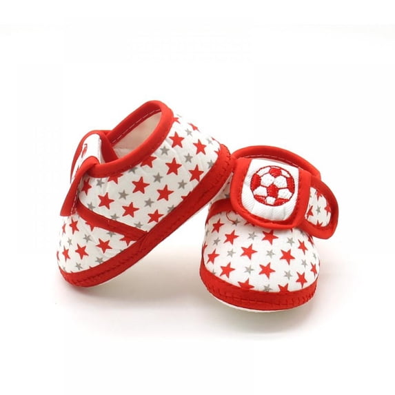 URMAGIC Baby Boys Girls Star Non-Skid Indoor Slipper Toddler Soft Sole First Walkers Infant Cartoon Slippers Crib Shoes 3-12 Months