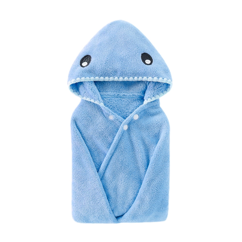 URMAGIC Baby Coral Fleece Bath Towel Ultra Soft Hooded Towel Highly Absorbent Toddlers Bathrobe Blanket Kids Shower Gifts for Boys Girls