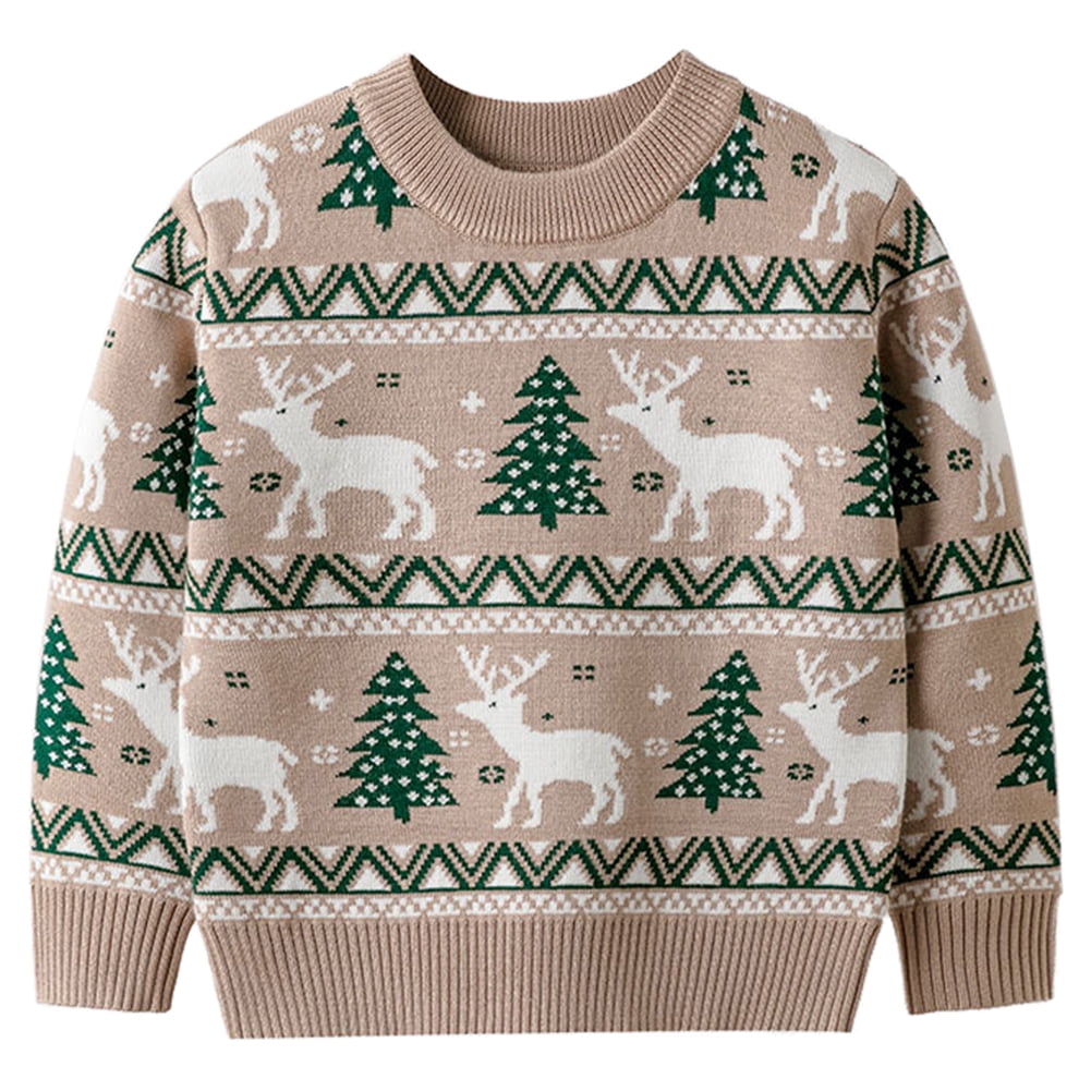 URMAGIC Baby Girl Boy Christmas Santa Sweater Toddler Long Sleeve