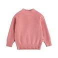 thumbnail image 1 of URMAGIC Baby Girl Boy Crewneck Knit Tops Toddler Kid Fall Winter Loose Pullover Sweater,12-18 Months, 1 of 1