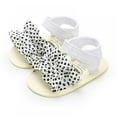thumbnail image 1 of URMAGIC Baby Girls Sandals Summer Shoes Outdoor First Walker Toddler Girls Shoes 0-18 Months, 1 of 9