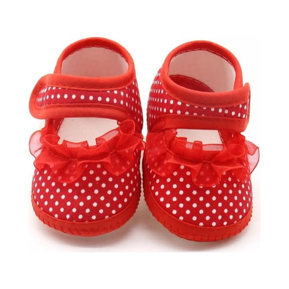 URMAGIC Baby Girls Soft Soles Slip-Resistant Crib Shoes Slippers for Infant and Toddler 0-18 Months