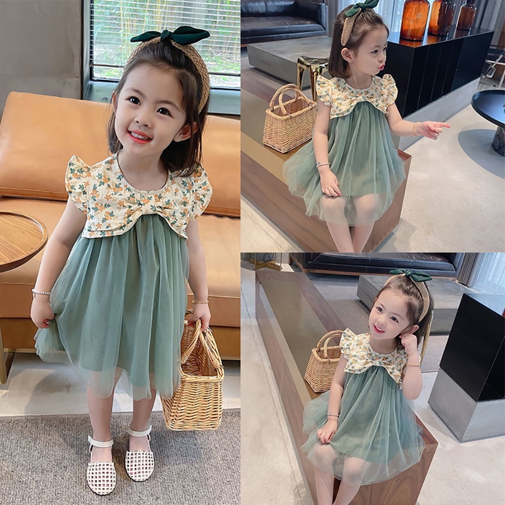 Amazon.com: Baby Girl Fashion Two Piece Sundress Little Girl Mesh Princess  Skirt Casual Birthday Dress is Soft (A, 2-3Years) : Clothing, Shoes &  Jewelry