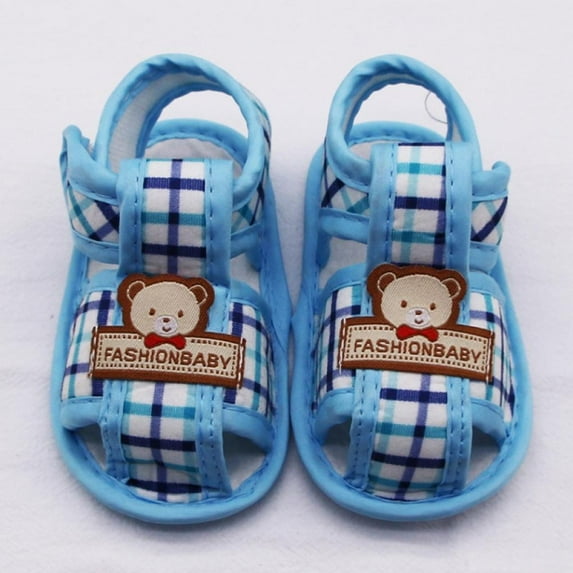 URMAGIC Baby Toddler Girls Boys Sandals - Soft Sole Cotton Baby Walking Shoes(Infant/Toddler)