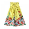 thumbnail image 1 of URMAGIC Girl's Dress Kids Casual Sleeveless Boho Beach Sundress for Girls 3-14 Years, 1 of 3