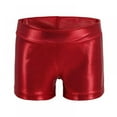 thumbnail image 1 of URMAGIC Girls Dance Short Gymnastics Athletic Shorts Sparkle Glitter Tumbling Bottoms 3-12 Years, 1 of 2