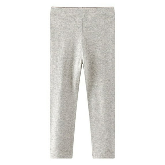 URMAGIC Girls Soft Comfortable Leggings Streak Solid Color Leggings Knitted Pants 2-7T