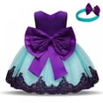 thumbnail image 1 of URMAGIC Girls' Tulle Flower Princess Wedding Dress for Toddler and Kid Girl 3-8 Years, 1 of 3