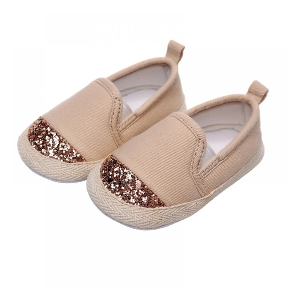 URMAGIC Infant Baby Boys Girls Sneakers Toddler Soft Sole Slip On First Walking Shoes Casual Flat Crib Shoe 13-18 Months