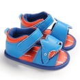 thumbnail image 1 of URMAGIC Infant Baby Boys Summer Beach Shark Sandals Anti-slip Soft Sole Shoes 0-18 Months, 1 of 10
