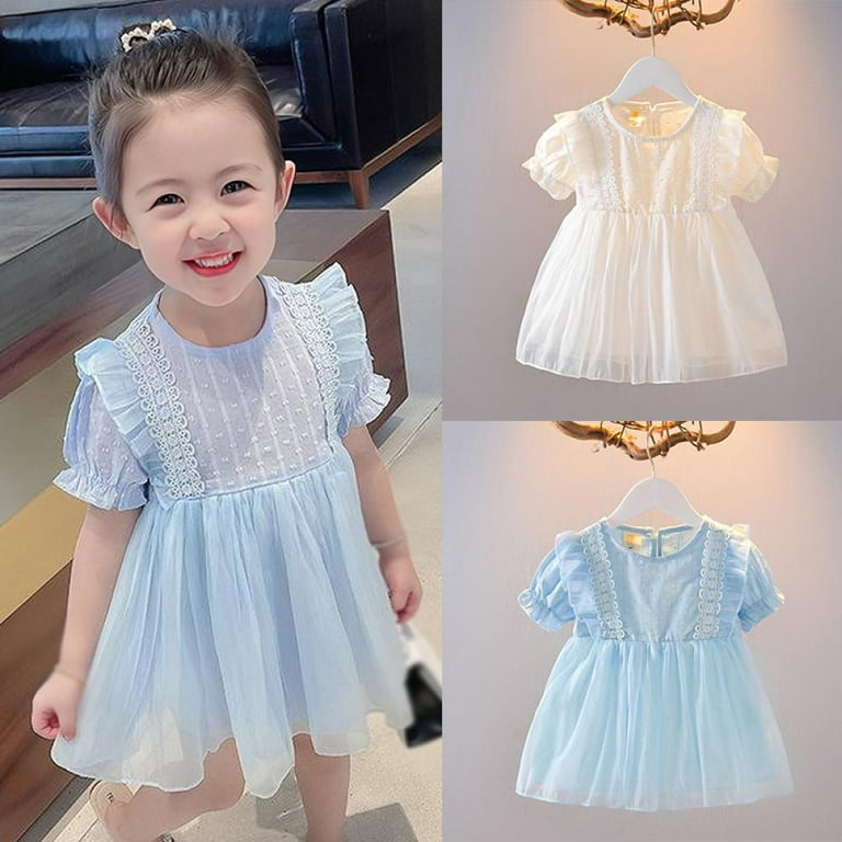 URMAGIC Infant Baby Girl Clothes Summer Baby Girl Dress Cute Tutu Baby Dress  Outfits 1-2 Years 