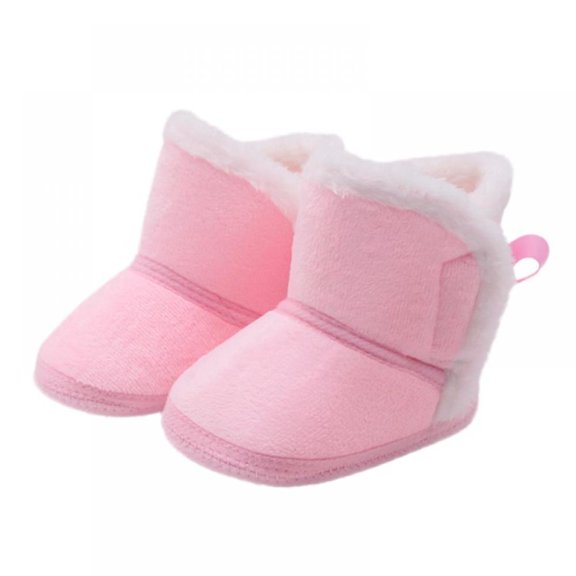 URMAGIC Infant Boots Winter Baby Girl Shoes Soft Sole Anti-Slip Toddler Snow Warm Prewalker Newborn Boots