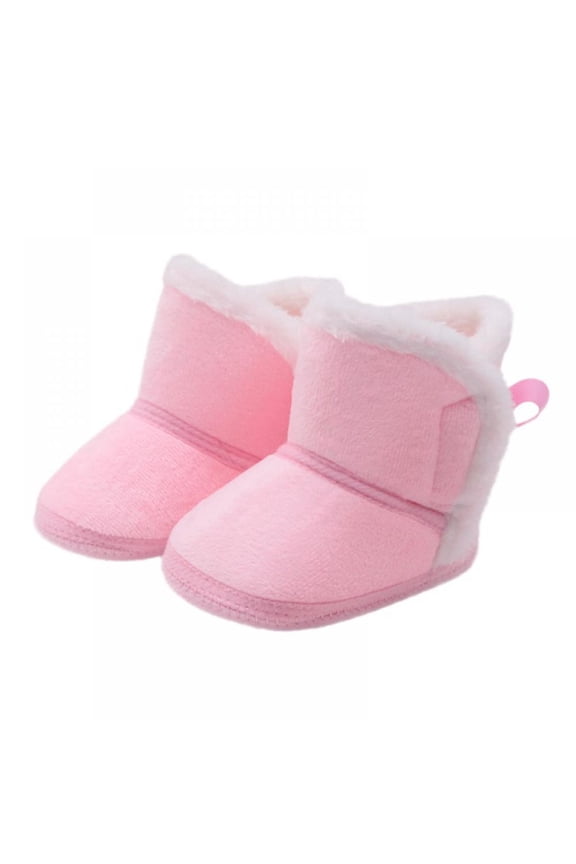Infant Boots Winter Baby Girl Shoes Soft Sole Anti-Slip Toddler Snow Warm Prewalker Newborn Boots