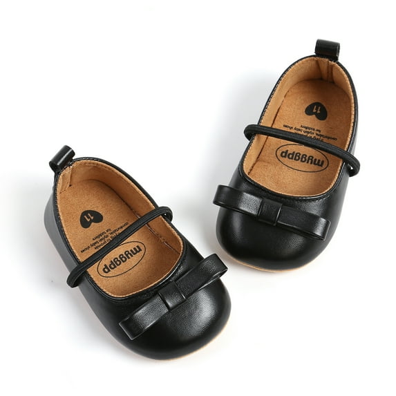 URMAGIC Infant Little Girls Ballerina Flats Shoes Mary Jane T-Strap School Uniform Party Dress Flat Shoes