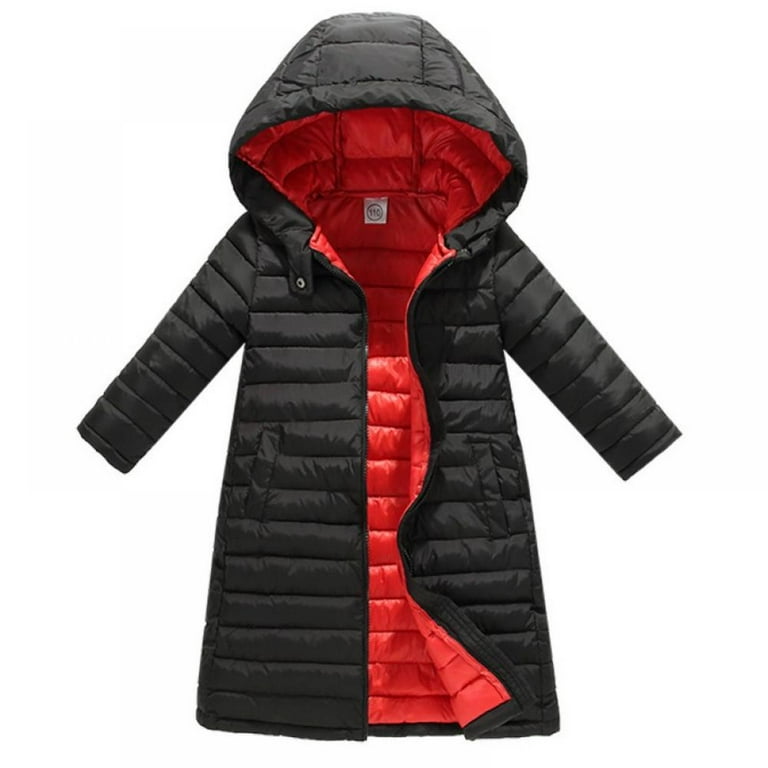 URMAGIC Kid Boy's Girl's Long Winter Coat Parka Water Resistant