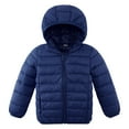 thumbnail image 1 of URMAGIC Kids Lightweight Puffer Jacket Padded Quilted Hooded Coat Warm Outerwear for Boys Girs, 7-8 Years, 1 of 9