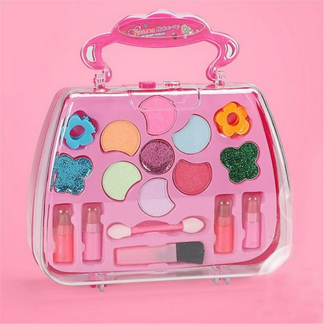 URMAGIC Kids Makeup Kit for Girl - 17Pc Real Washable, Non Toxic Play ...