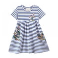thumbnail image 1 of URMAGIC Little Girls Dress Short Sleeve Toddler Sundress Summer Apparel 2-7 Years, 1 of 7