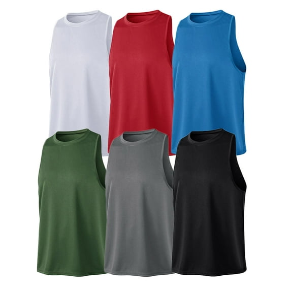 URMAGIC Men's Sports Fitness Basketball Sleeveless Vest Base Layer Muscle Tee