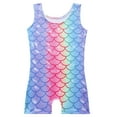 thumbnail image 1 of URMAGIC Mermaid Gymnastics Leotard for Girls Toddler Kid Dance Unitards Biketards, 1 of 9