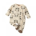 thumbnail image 1 of URMAGIC Newborn Baby Boys Girls Cotton Snug-Fit Footed Bodysuit Infant Toddlers One Piece Panda Pajamas Jumpsuit 0-18M, 1 of 7