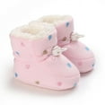 thumbnail image 1 of URMAGIC Newborn Baby Boys Girls Cotton Winter Warm Snow Boots Soft Sole Prewalker Non-Skid Boots For Infant Toddler 12-18 Months, 1 of 10