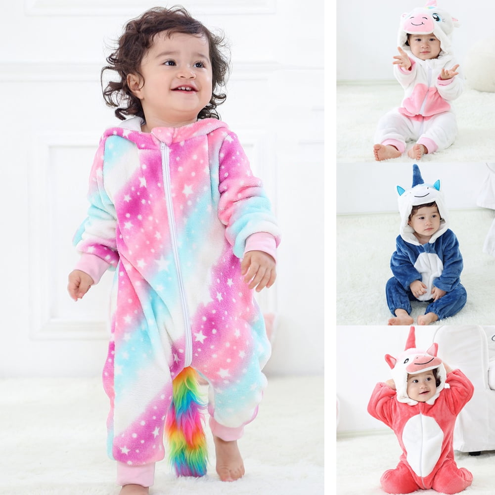 Glitter Flying Unicorn Baby Knitted Travelling Warmer And Loungewear Set
