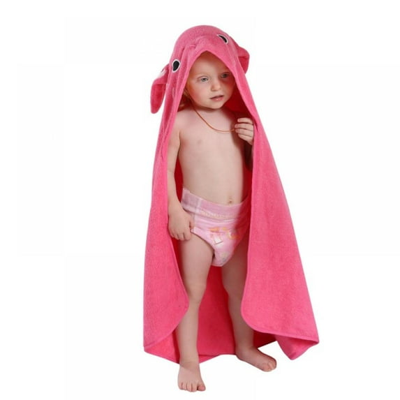 URMAGIC Premium Hooded Towel for Kids | Ultra Soft Cotton Bath Towel with Hood for Girls or Boys 0-6 Years, 35.4×35.4"